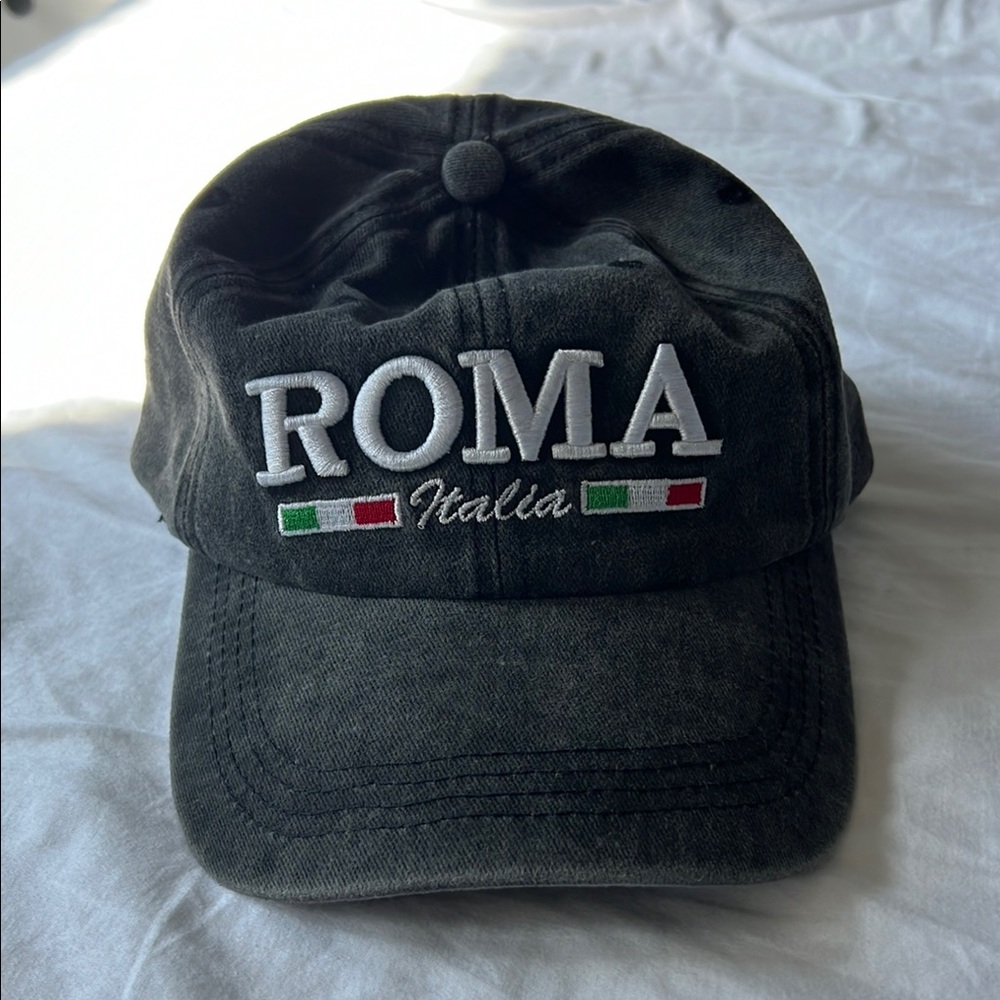Black Roma Italia Cap